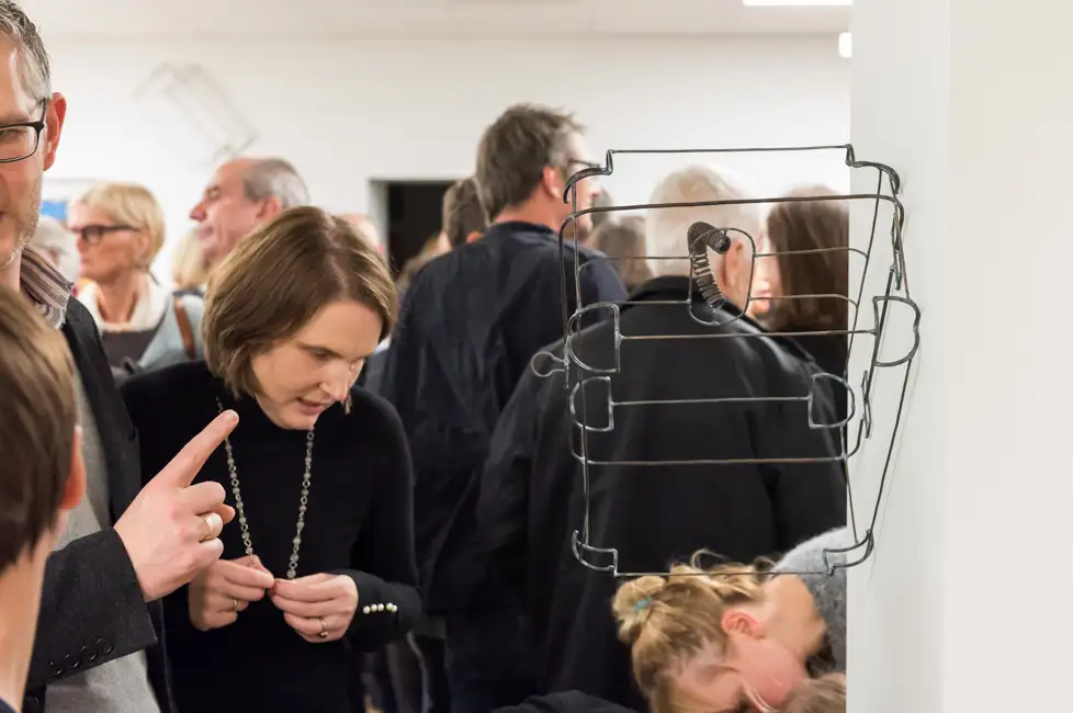 Haus Burgund, Mainz mit Martin Bruneau 2018 - Metallplastiken Ulrich Schreiber